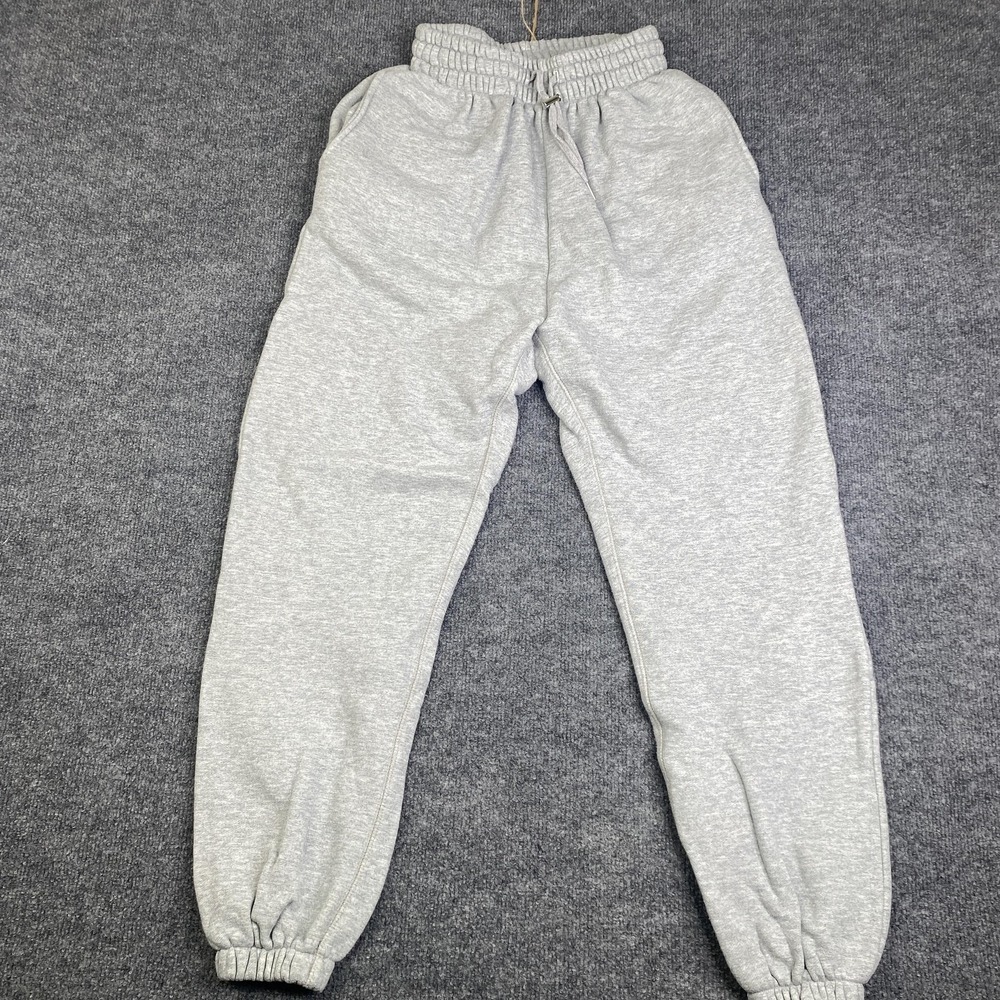 Frankie Shop Sweatpants Womens Medium Gray Organic Cotton Jogger Tapered Lounge